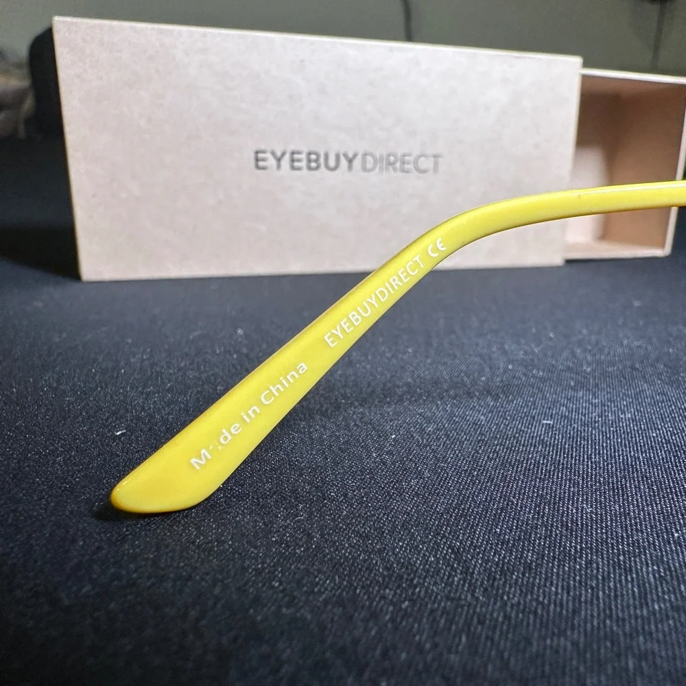 EyebuyDirect Altar Glasses Frames 54-19-145 C2‎ Yellow Metal Octagon Silver